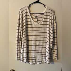 A New Day (Target Brand) striped long sleeve shirt